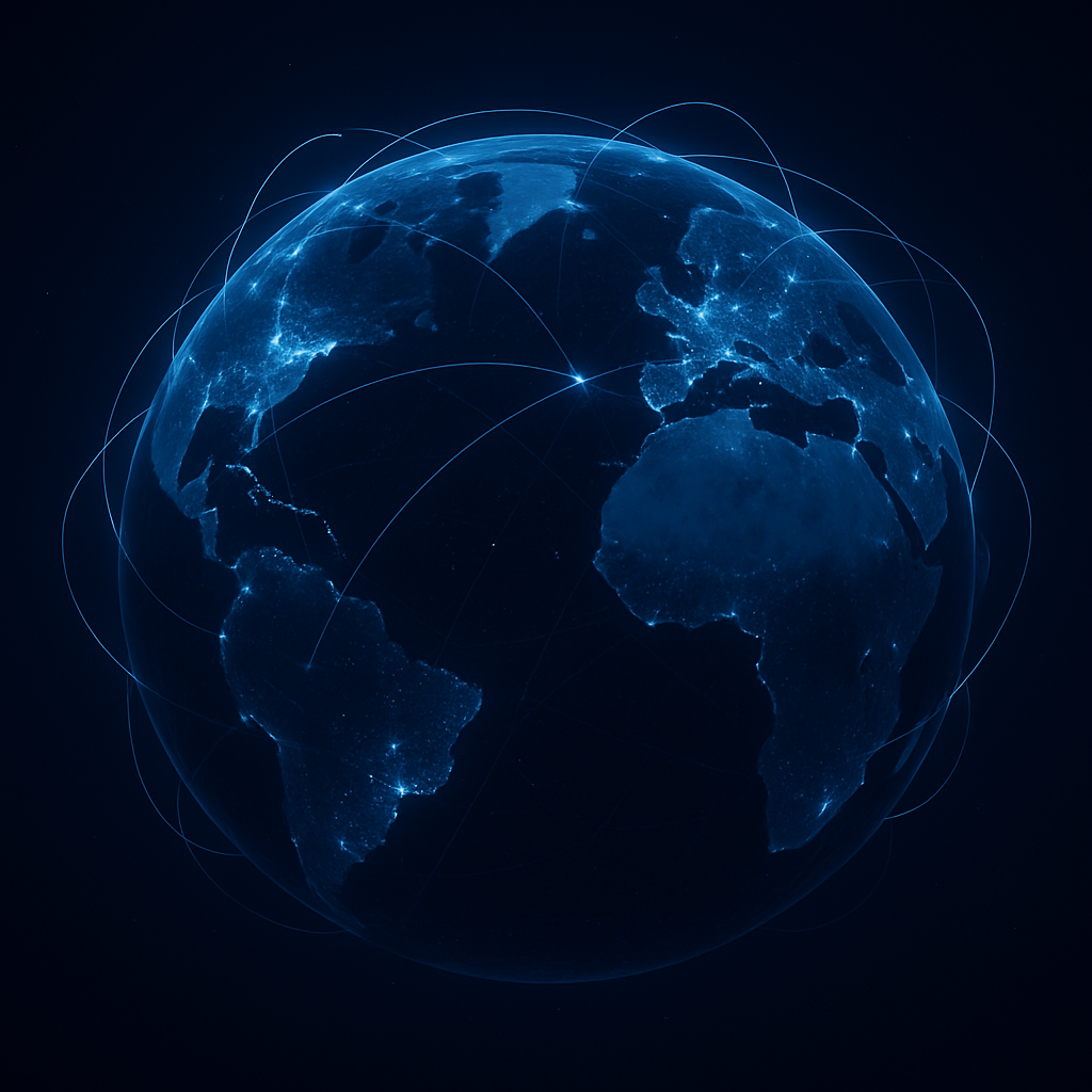 Velocity Shippings global logistics network connecting continents